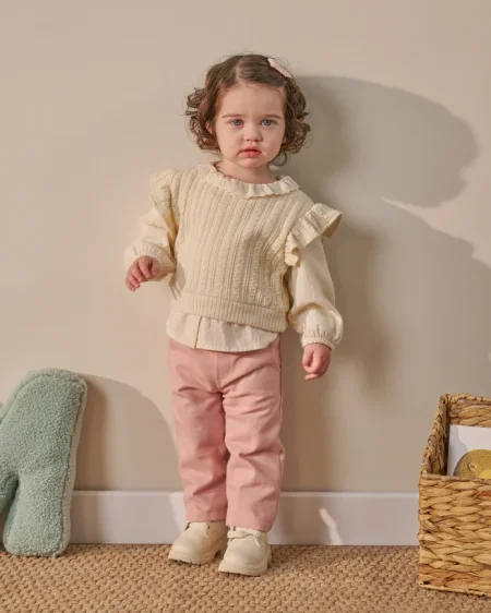 طقم بيبي مكون من قطعتين للأعمار ٦-٣٦ شهر