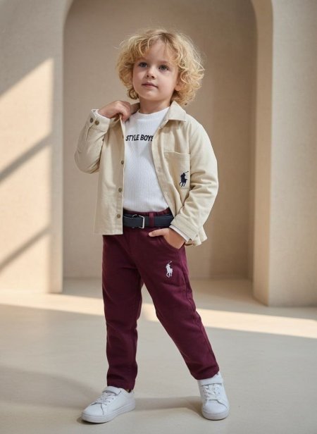 طقم ولادي ثلاث قطع للاعمار من ٢-١٠ سنوات