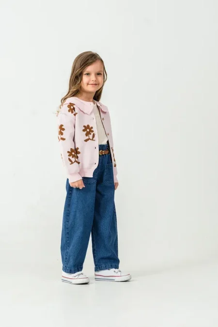 طقم بناتي مكون من ٣ قطع للاعمار ٣-٦ سنوات