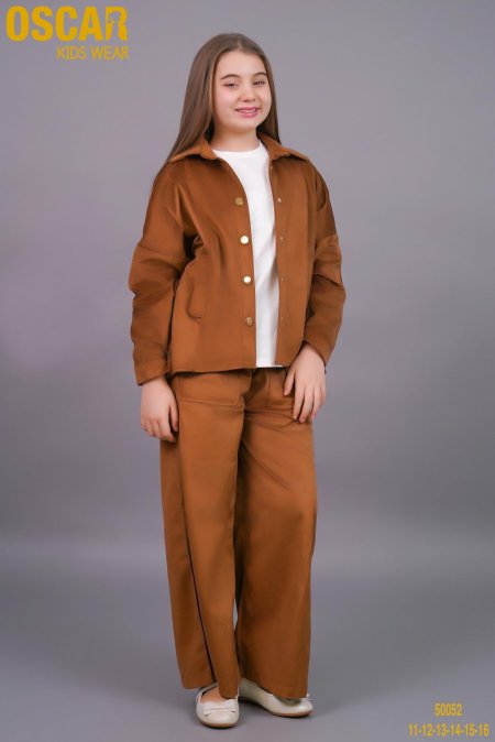 طقم بناتي محير مكون من٣ قطع للاعمار من ١٠-١٦ سنة