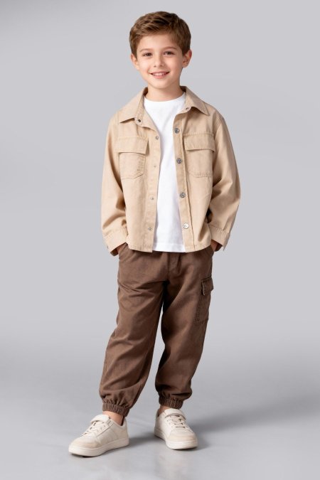 طقم ولادي مميز من ٣ قطع للاعمار ٧-١٠سنوات