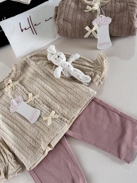 طقم بيبي مكون من ٣ قطع للأعمار ٦شهور ل ٣ سنوات