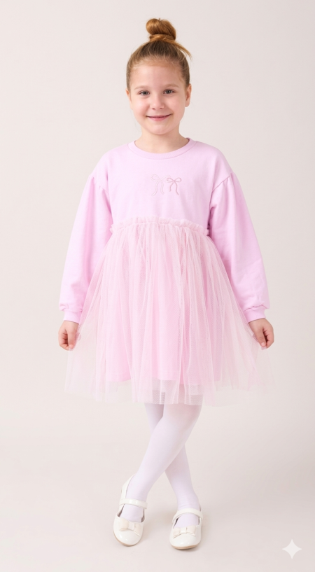 فستان ربيعي للأعمار ٣-٧ سنوات