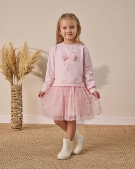 فستان ربيعي للأعمار ٣-٧ سنوات