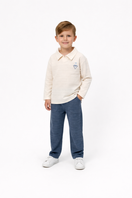 طقم ولادي مميز من قطعتين للاعمار من ٢-٦ سنوات