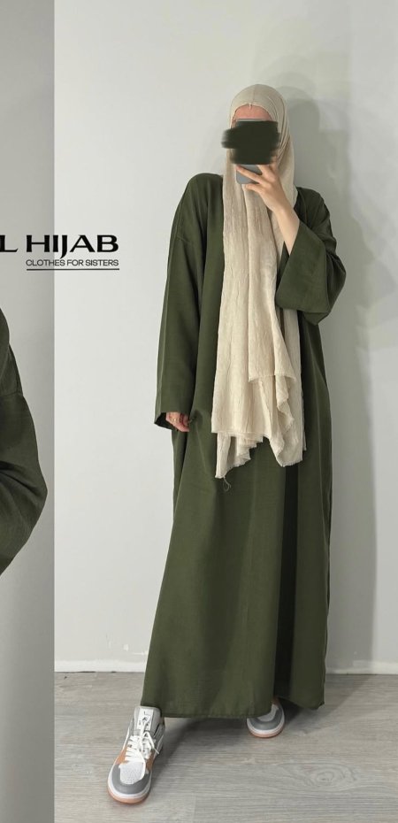 عبايه مريم اخضر