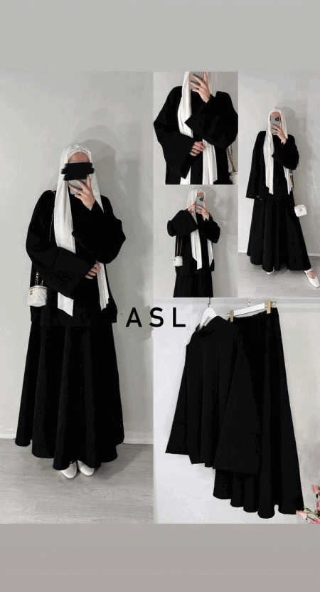 طقم شتوي اسود
