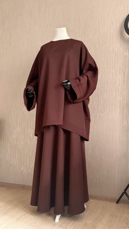 طقم خريفي بني