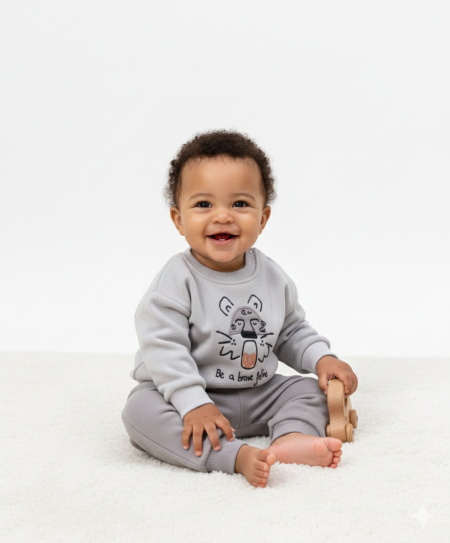 بجاما بيبي شتوي للأعمار ٦-٩ شهور