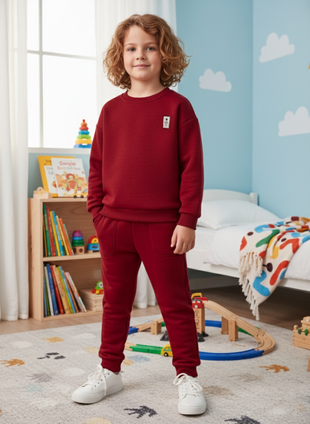 بجاما شتوي ولادي للأعمار ٢-٦ سنوات